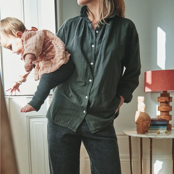 Poudre Organic Peach Blouse - Picture 6 of 7